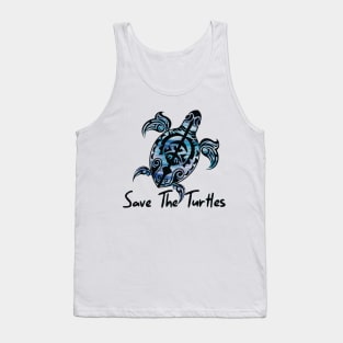 Save the turtles Tank Top